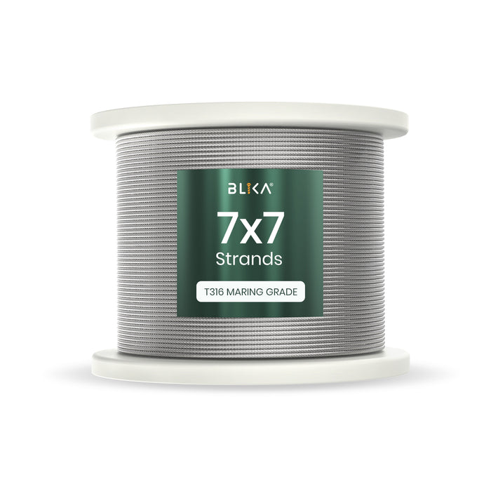 BLIKA 1/8" T316 Stainless Steel Cable