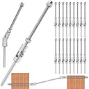 BLIKA 180° Adjustable Angle Swage Threaded Stud for 1/8" Cable Railing
