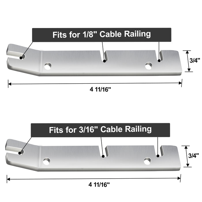 BLIKA Cable Railing Wrench for 1/8" & 3/16" Fittings