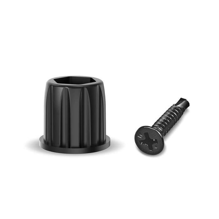 BLIKA Black 3/4" Level Baluster Connectors