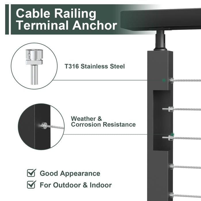 BLIKA Cable Railing Anchor Terminal