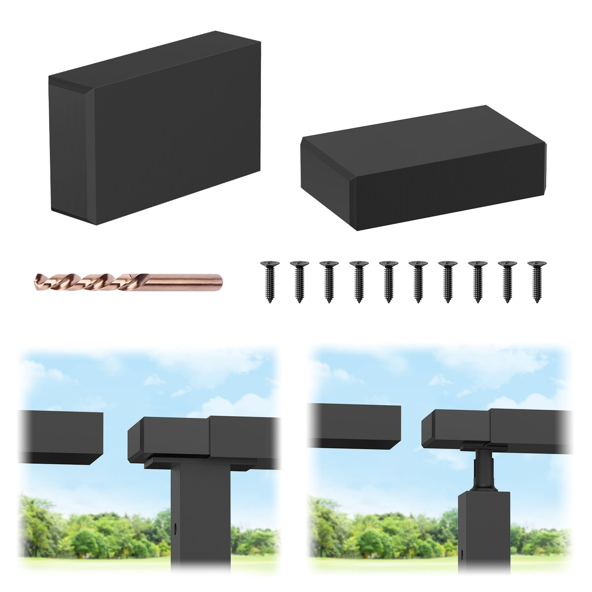 Blika Official Store | Metal Cable Railing Posts — BLIKA