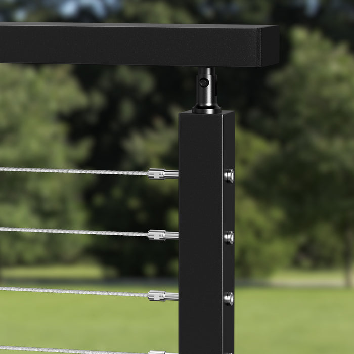 BLIKA Patented 1/8" & 3/16" Swageless Cable Fittings T316 For Metal&Wood Post