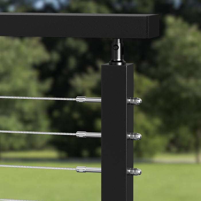 BLIKA Upgraded Swageless Shreaded Stud for 1/8" cable railing