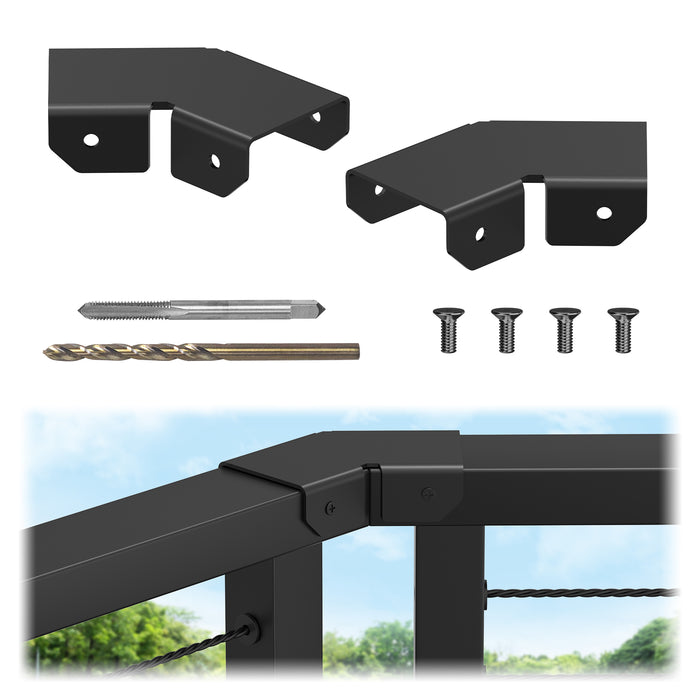 BLIKA 45° Corner Connector for Handrail Cover Plate