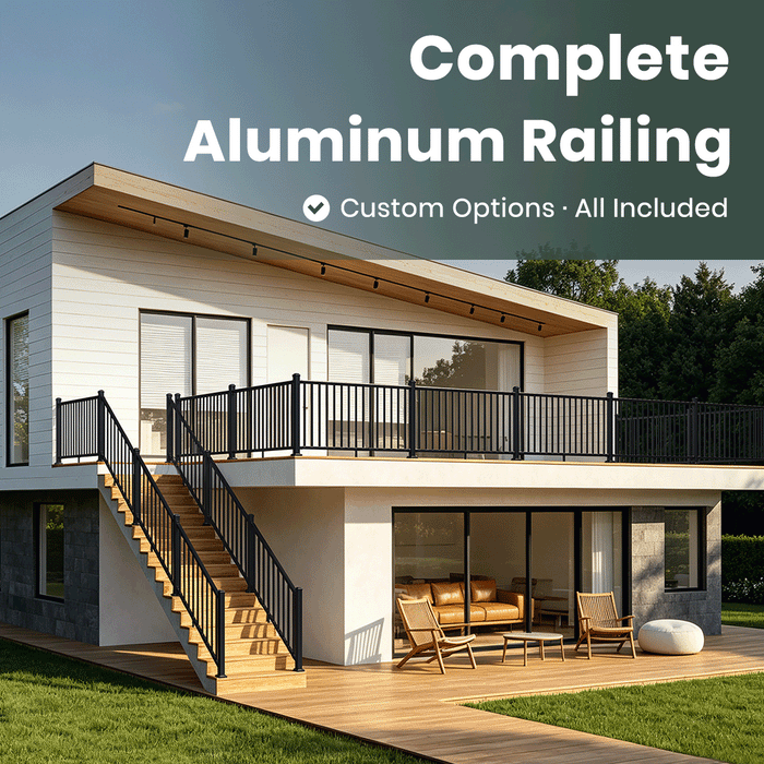 BLIKA One-Stop Custom Aluminum Deck Railing System