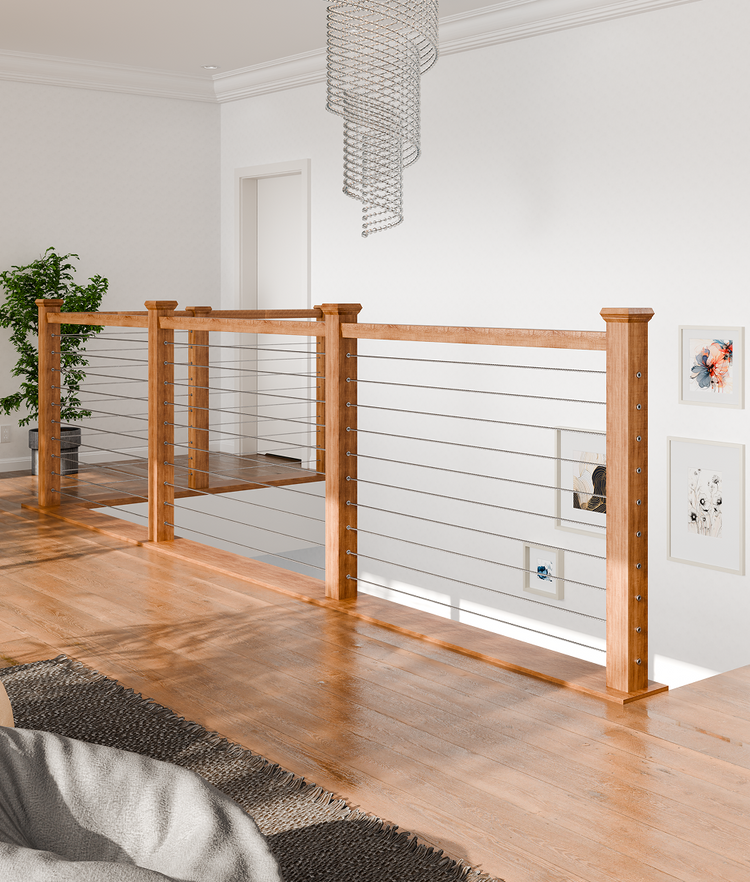 Wood Post Cable Railing