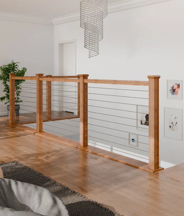 Wood Post Cable Railing