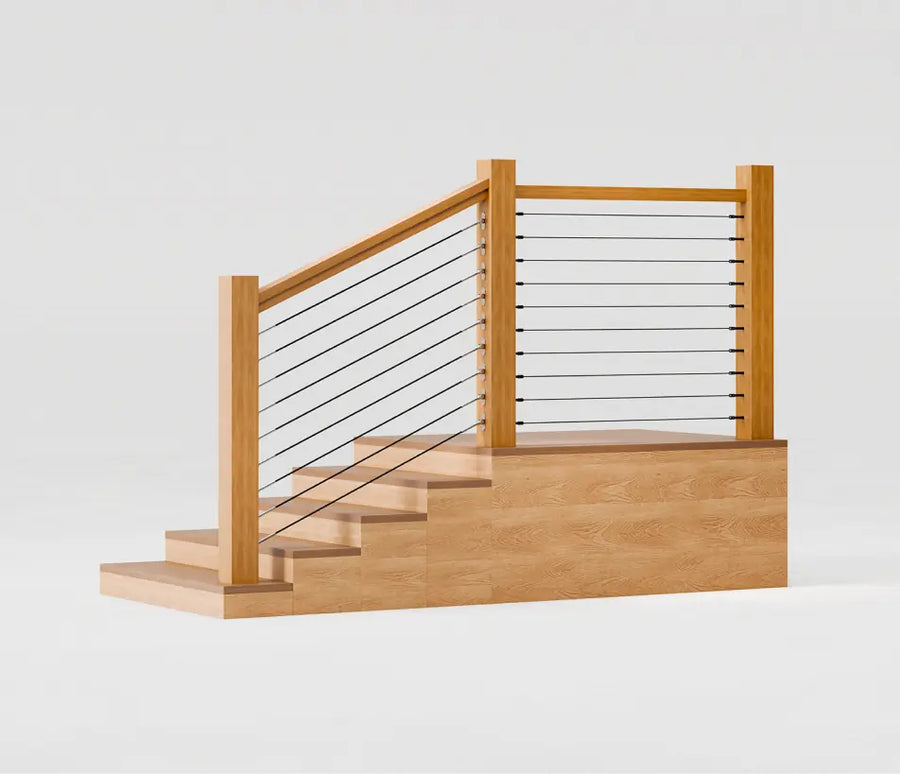 Wood-Post Cable Hardware Kit
