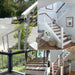 Inspiration gallery of 1/8 inch cable railing installed on modern indoor stairs and outdoor wooden decks.