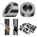 5/16" ID Black 30 Degree Beveled Washer for Cable Railing, T316 Stainless Steel Matte Finish.