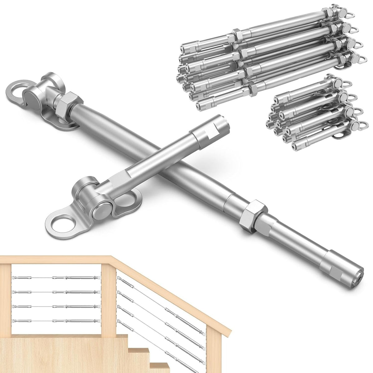 Patented Wood Post Toggle Terminal | 1/8